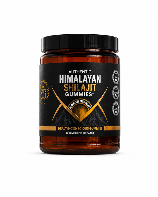 Gominolas de Shilajit Gold del Himalaya
