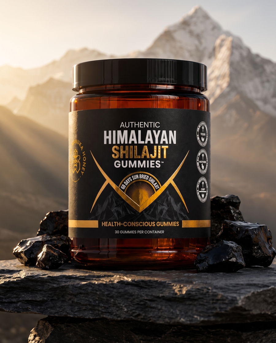 Gominolas de Shilajit Gold del Himalaya